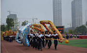 [明德洞井]快乐运动，精彩纷呈----明德洞井中学第五届运动会开幕式