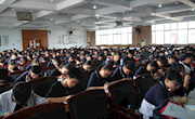 群舟竞渡 铁画银钩展风采——记明德中学团委学生会招新